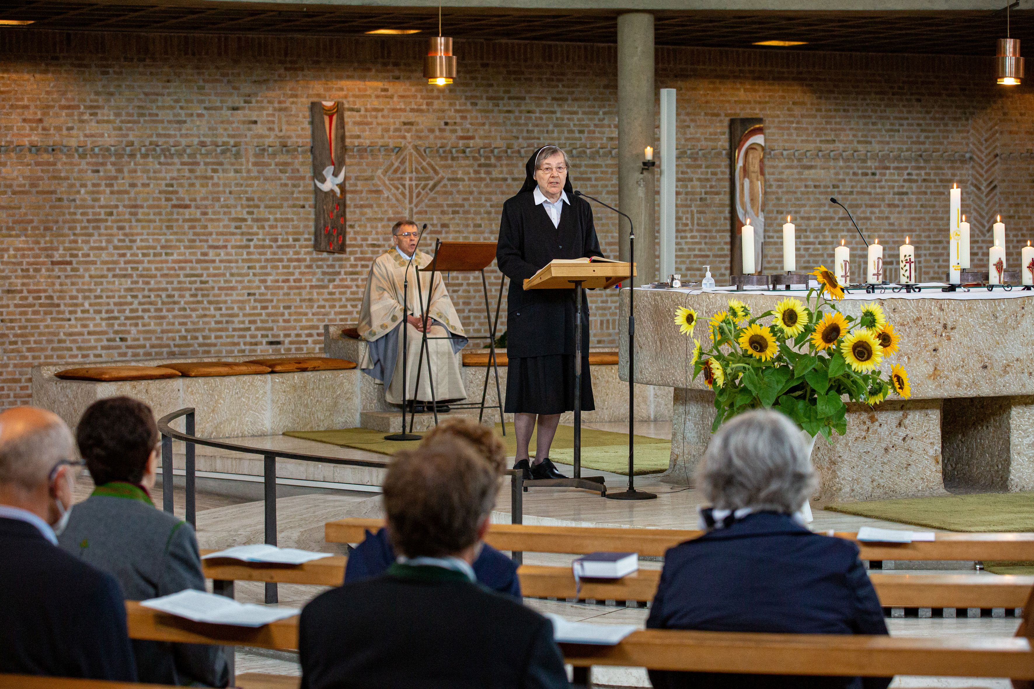 Zwischenprofess von Sr. M. Britta MÃ¼ller-Schauenburg, 70 Jahre 